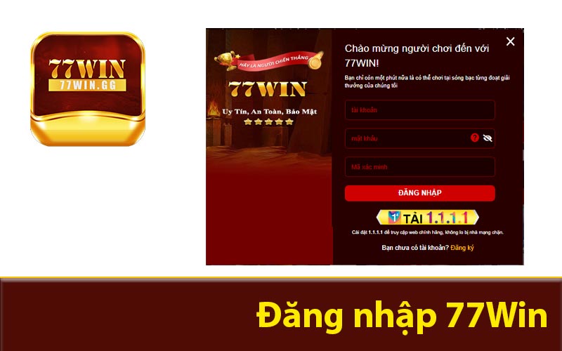 đăng nhập 77win 